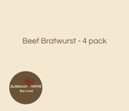 Beef Bratwurst - 4 pack