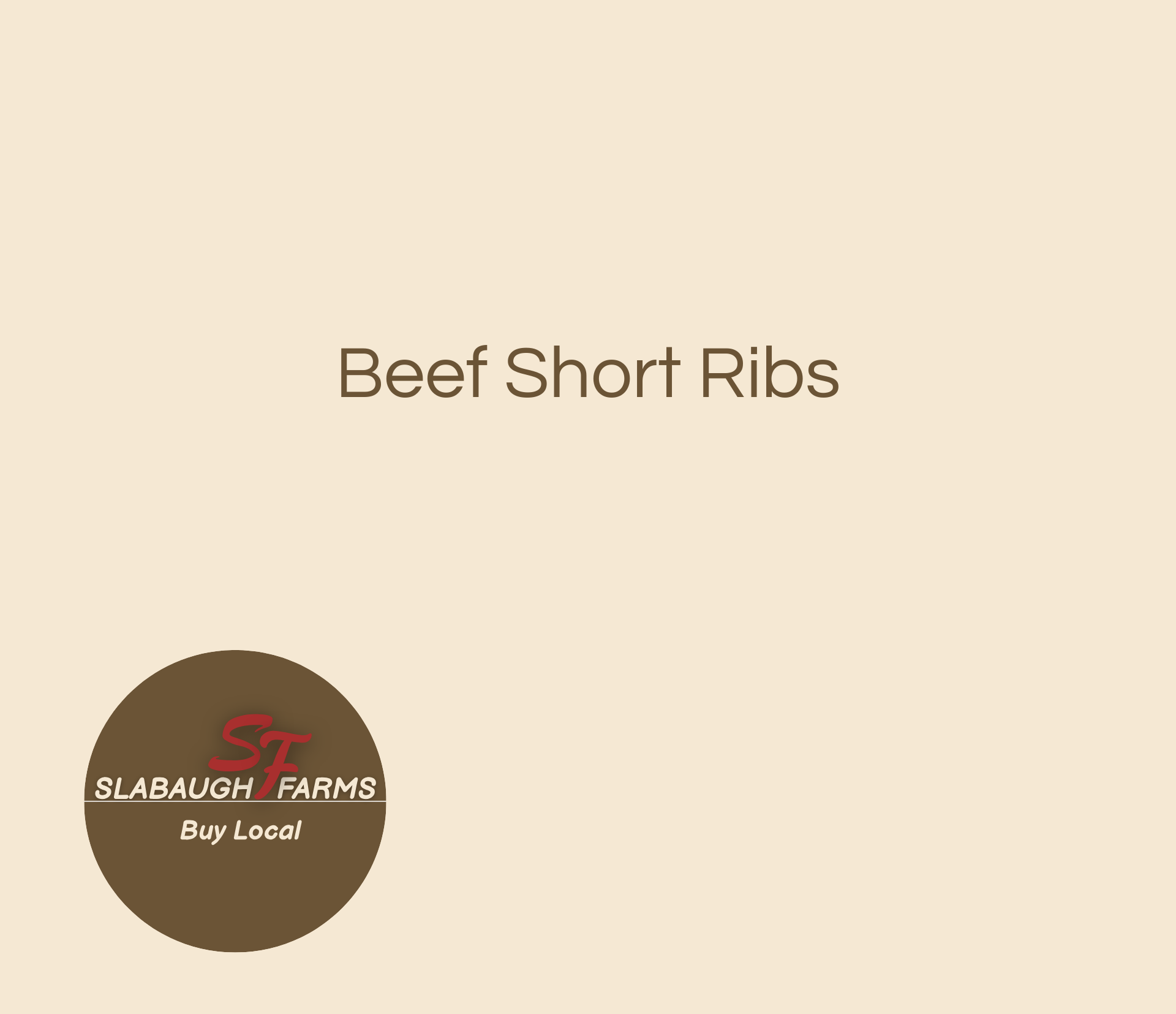 Beef Short Ribs