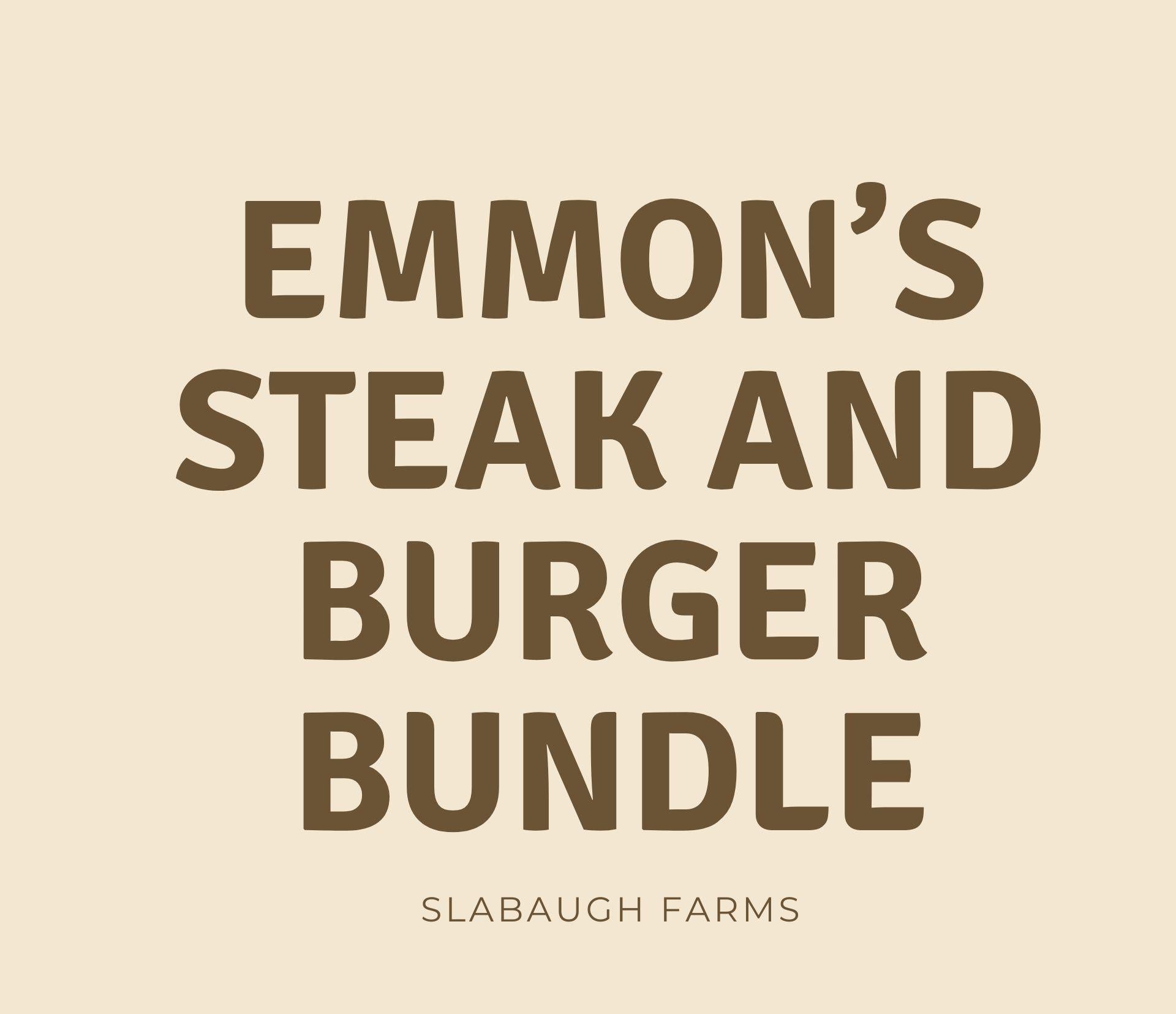 Emmons Steak and Burger Bundle